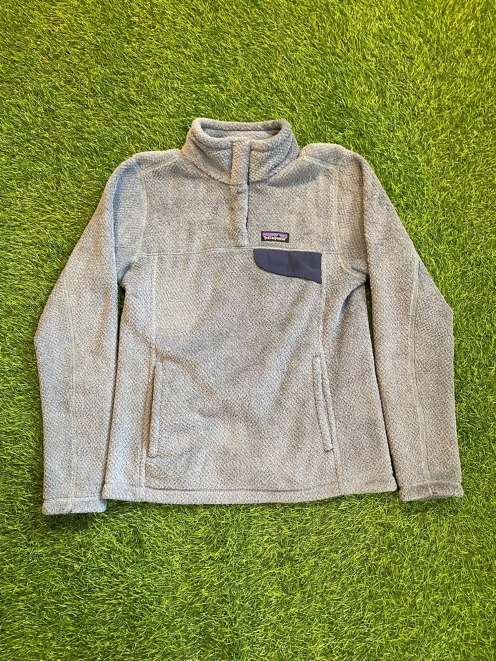 Patagonia women’s retool snap t pullover fleece sweater size small